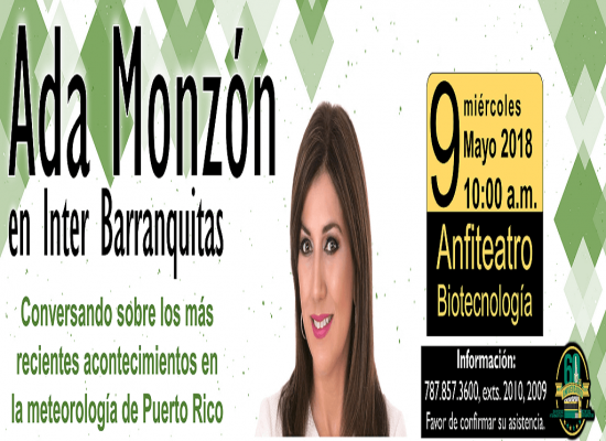 Ada Monzón en la Inter de Barranquitas
