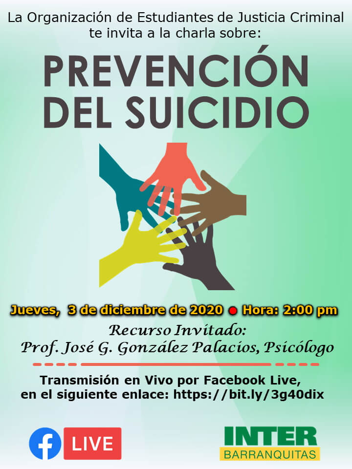 Charla sobre Prevención del Sucidio Universidad Interamericana de