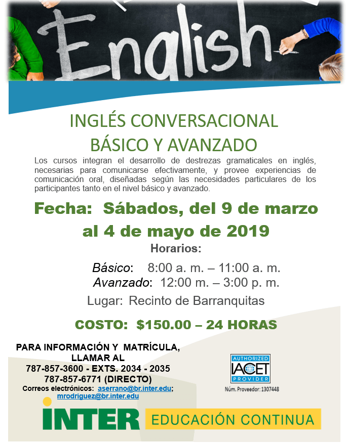 Curso Inglés Conversacional Básico y Avanzado Universidad