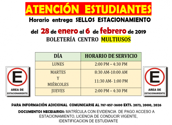 Sellos de Estacionamiento