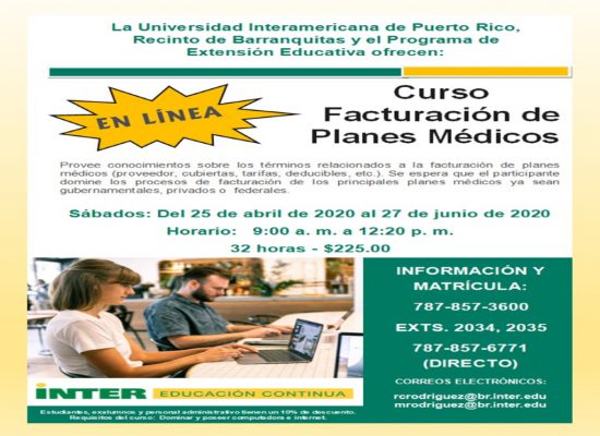 Curso de Facturación de Planes Médicos en Línea