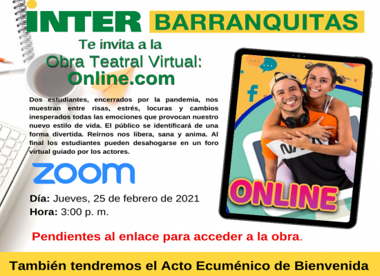 Obra de Teatro Virtual – ONLINE.COM