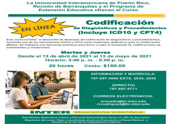 Curso de Codificación de Diagnósticos y Procedimientos