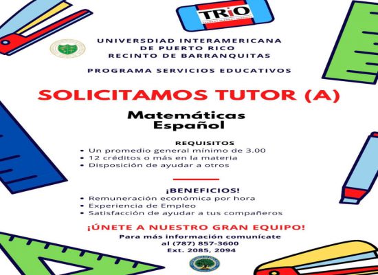 Oportunidad Empleo – Tutores