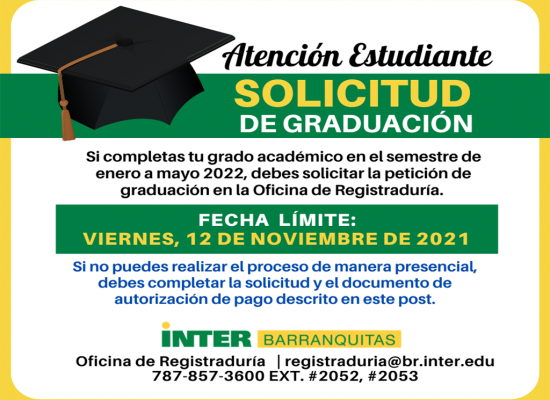 Solicitud de Graduación