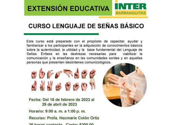 Curso Lenguaje de Señas Básico